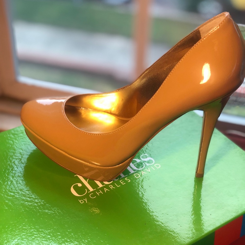 Charles David Nude Pump